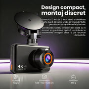 Camera Auto de Bord DVR Xenomo® DASH PRO 4K+2K