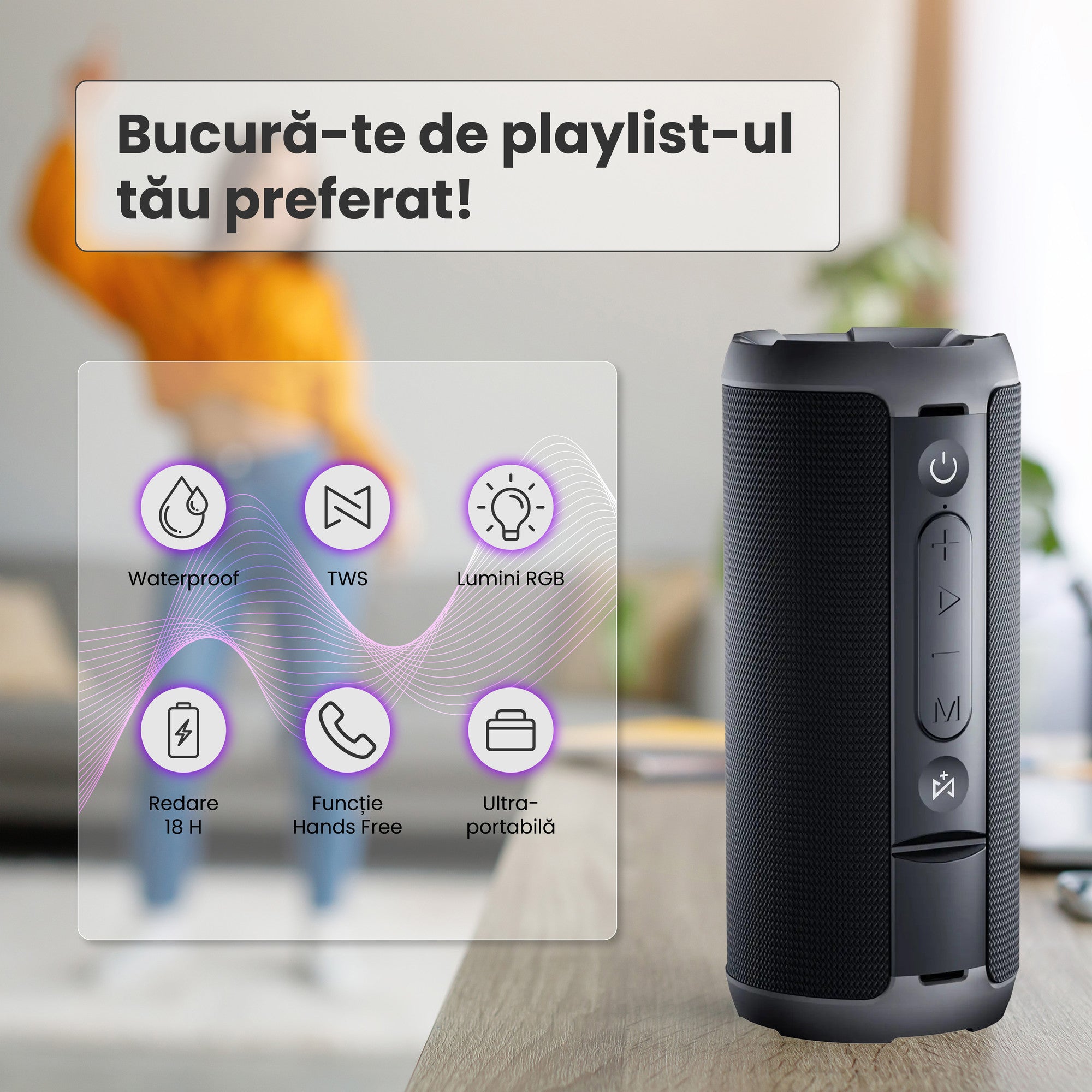 Boxa Portabila Xenomo® SOUNDPRO