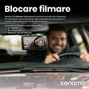 Camera Auto de Bord DVR Xenomo® DASH PRO 4K+2K