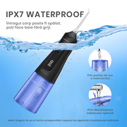 Irigator Bucal Profesional Tip Dus Bucal Xenomo X-FLOW , Culoare Negru-Albastru