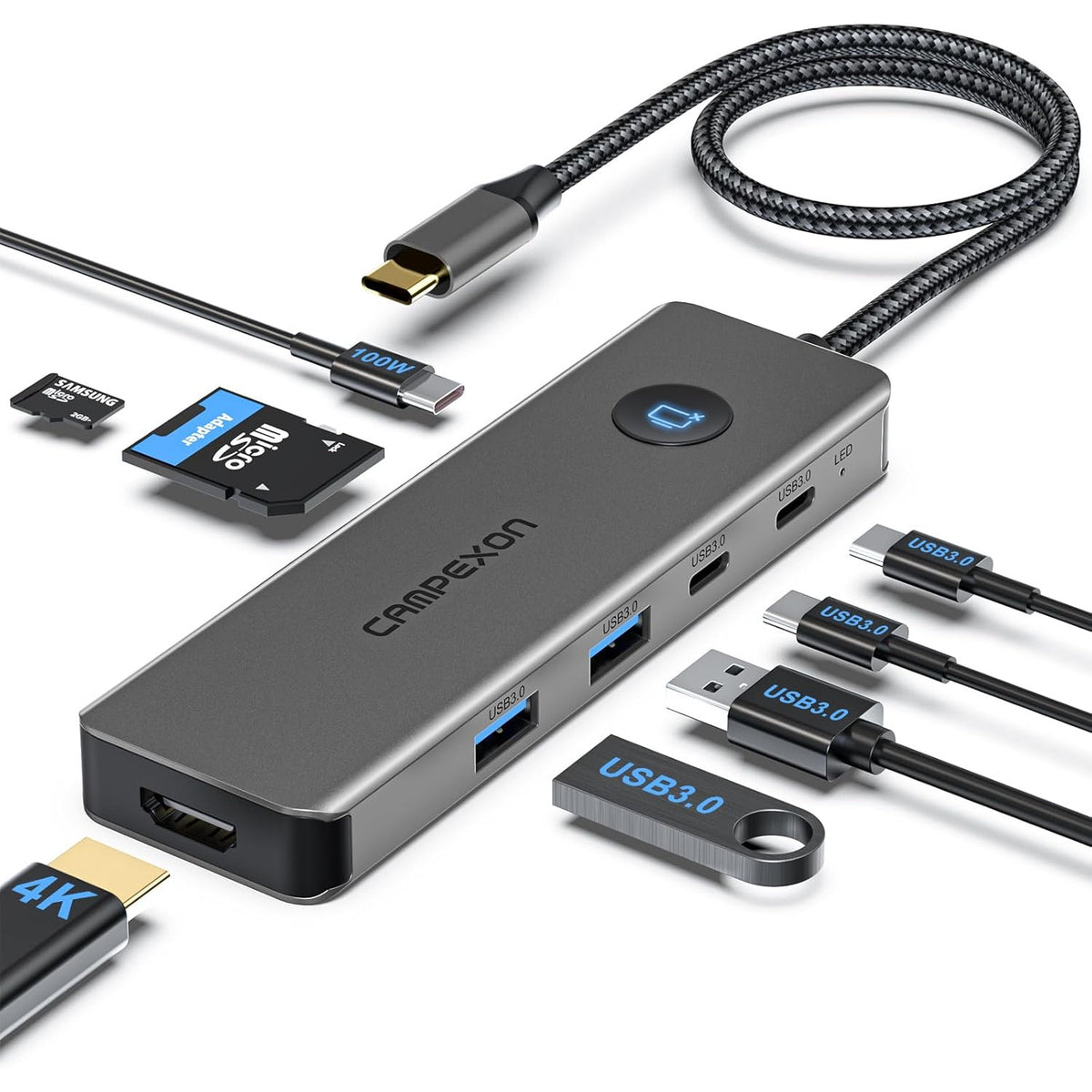 Adaptor Hub USB-C Xenomo SAFE DOCK