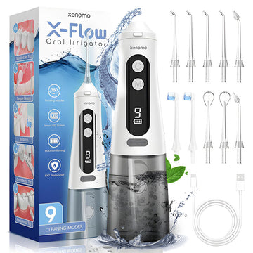 rigator Bucal Profesional Tip Dus Bucal Xenomo X-FLOW , Culoare Alb