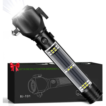 Lanterna Tactica Multifunctionala cu Incarcare Solara Xenomo® NEOLIGHT