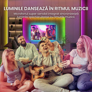 lumiinile danseaza in ritmul muzicii