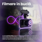 functia loop recording asigura inregistrarea continua fara interventie manuala