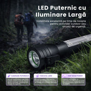 vizibilitate excelenta pe timp de noapte pentru activitati outdoor sau situatii de urgenta