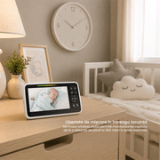semnalul wireless stabil permite monitorizarea copilului de la o distanta de pana la 300 de metri in spatii deschise
