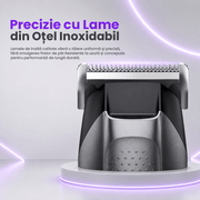 lamele de incalta calitate ofera o taiere uniforma si precisa fara smulgerea firelor de par. rezistente la uzura si concepute pentru performanta de lunga durata