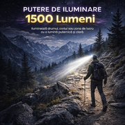ilumineaza drumul, cortul, sau zona de lucru cu lumina puternica si clara