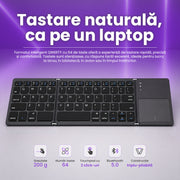 tastare naturala ca pe un laptop