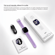 Pachetul include smartwatch-ul xenomo kiddo fit, un cablu magnetic de incarcare si manualul de utilizare. Totul este pregatit pentru o configutare rapida si o utilizare simpla inca din prima zi