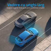 vedere cu unghi larg cu acoperire de 170 de grade